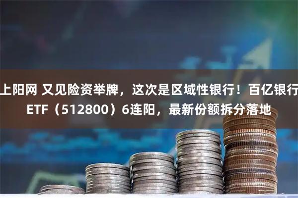 上阳网 又见险资举牌，这次是区域性银行！百亿银行ETF（512800）6连阳，最新份额拆分落地